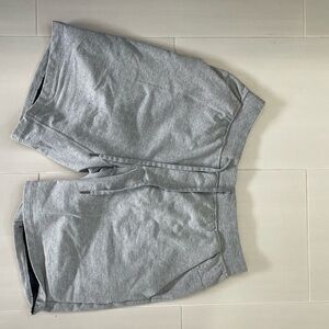 Lululemon grey sweat shorts